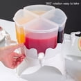thumbnail image 2 of Bearachild Dispensador de bebidas desmontable ABS Juice para diferentes bebidas Hervidor de agua fría Consta de 4 pequeños Almacenamiento y organización del hogar, 2 of 4