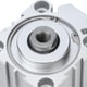 thumbnail image 2 of SDA50 X 20 Air Mini Cylinder Aluminum Alloy Thin Compact Air Pneumatic Cylinders for Industry, 2 of 3