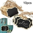 thumbnail image 2 of Blackboard Tags 10Pcs Leave A Message No Odor Durable Hanging Blackboard Tags Place Cards, 2 of 5