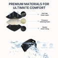 thumbnail image 4 of DEBGFS 1pc Sciatic Pain Brace with Dual Pressure Pads - Dual Active Technology  Hand Washable  Spandex Material  Double Loop Closure  Adjustable Support for Running & Nerve Pain  Pain Prod,Black,none, 4 of 6