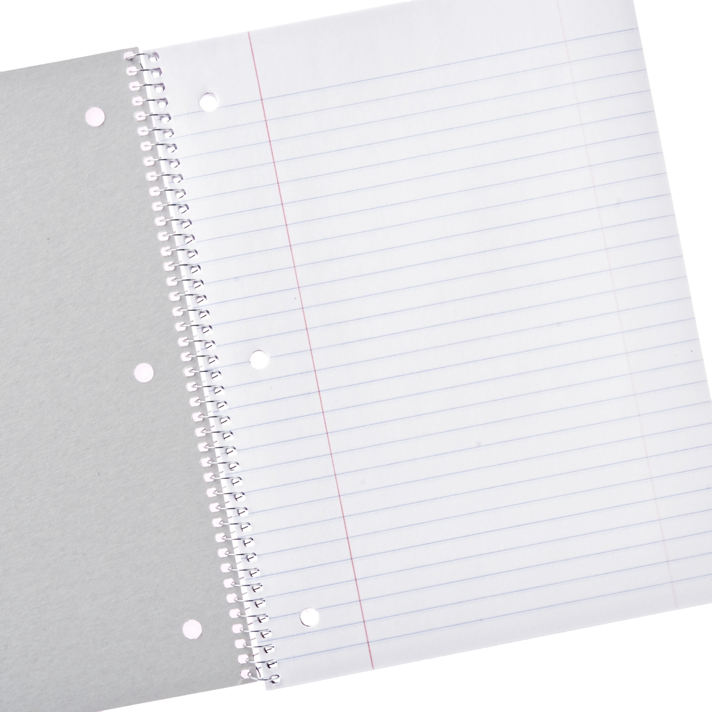 Pen + Gear 1-Subject Notebook, Wide Ruled, Red, 70 Sheets