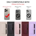 thumbnail image 6 of ETFAST Wallet Multi Card Zipper Leather Case For iPhone 15 Pro Max 15Plus 14ProMax 14Pro 14Plus 13ProMax 13Pro 13Mini 12 Pro Max 12Pro 11 Pro Max Xs Max XR 7 8 Plus Phone Case, 6 of 10