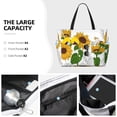 thumbnail image 3 of Fotbe Plump Sunflower And Sketch Bolsa de Viaje para Playa - Resistente al Agua, Bolsa Tote de Gran Capacidad y Ligera con 7 Bolsillos para Mujeres y Hombres, 3 of 7