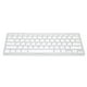 thumbnail image 1 of Teclado inalámbrico inglés tailandés bilingüe portátil elegante ultrafino teclado de ordenador blanco plateado, 1 of 8