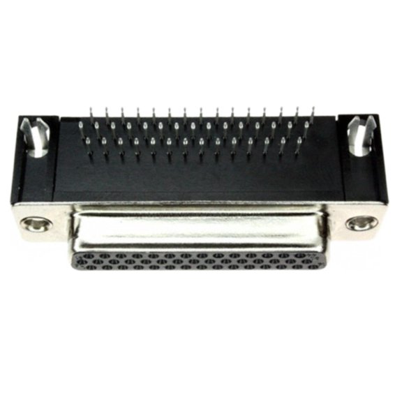 Pack of 2 5748482-5 Conn D-Sub HD RCPT 44P R/A SLDR, Bulk, RoHS