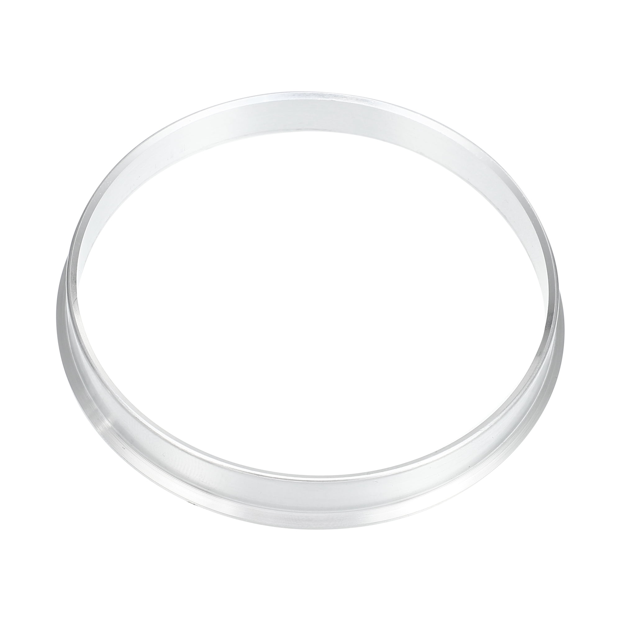 Unique Bargains 4pcs Aluminum Alloy Car Vehicle Hub Centric Rings Silver 66.9-70.1