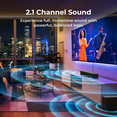 thumbnail image 4 of ULTIMEA  Sound Bar With Wireless Subwoofer, 240W, App Control, BassMX & VoiceMX, Soundbar for Smart TV, Bluetooth 6.0, HDMI, Optical, Poseidon R3T, 4 of 19