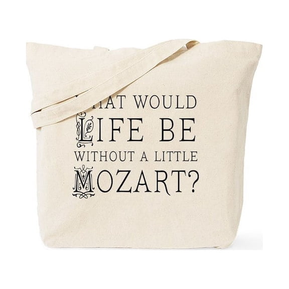 CafePress - Life Without Mozart Tote Bag - Unisex Canvas Tote Bag, Beige, 1-Piece