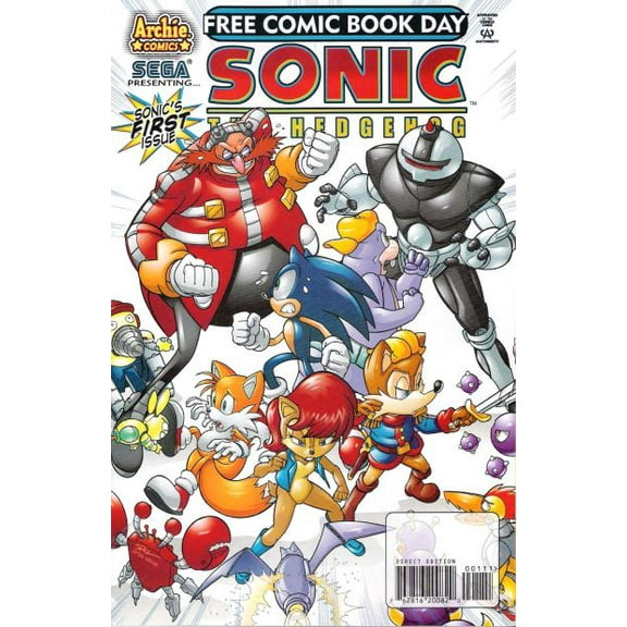 Sonic the Hedgehog FCBD #2008 VF ; Archie Comic Book