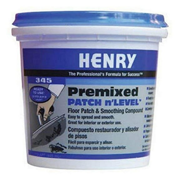 Set of 3, ARDEX Henry, WW Company 12063 Pre-Mixed Floor Patch, 1 Quart.