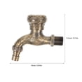 thumbnail image 4 of OULII Drinking Water Tap Faucet Zinc Alloy Golden Kitchen Use 1Pack, 4 of 8