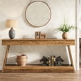 thumbnail image 6 of Tribesigns 70.87-Inch Entryway Table, Narrow Console Table with Storage, Wooden Long Sofa Table, Skinny Hallway Table for Entrance, Bedroom, Living Room, Behind the Couch, Foyer, Rustic Brow, 6 of 8