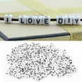 thumbnail image 3 of Acrylic Beads, DIY Material, Square Letters Beads, Multifunction  For Home DIY Accessary White,Colorful,Golden,Silver, 3 of 8