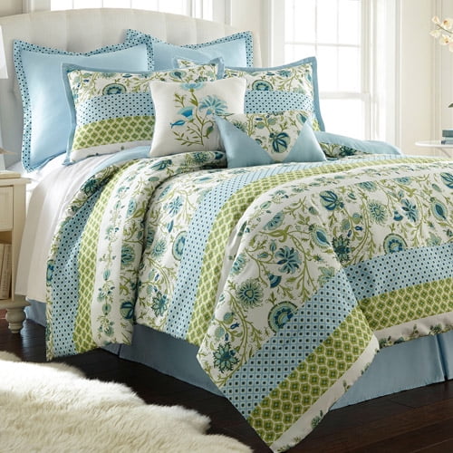 Pacific Coast Textile 8-Piece Printed/Embellished Comforter Set ...