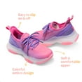 thumbnail image 4 of BURUDANI Girls Slip-On Sneakers Lightweight Walking Shoes with Sparkle Upper & Jelly Sole for Kids, 4 of 6