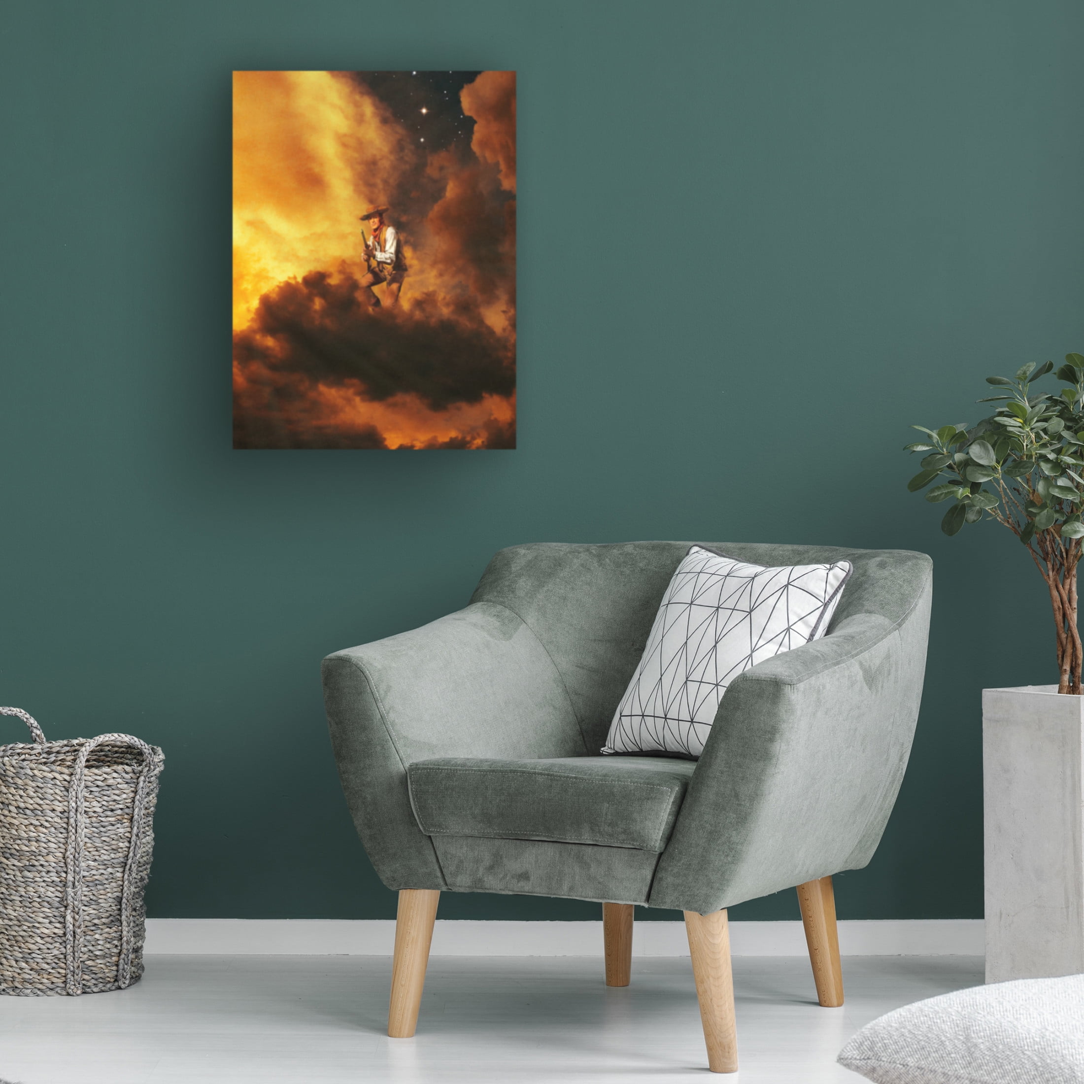 Trademark Fine Art Taudalpoi Cowboy I Canvas Wall Art