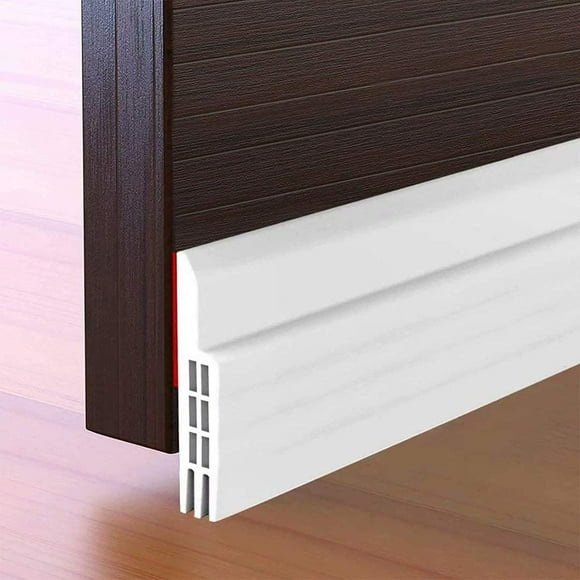 Door Bottom Caulk, 100 x 5cm Door Bottom Adhesive, Soft Silicone Thermal Sound I