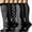 Multicolor 2, variant on 6 Pairs Sport Compression Socks for Women & Men, Thigh High Compression Socks for Flying, Running, Cycling, Athletic (L/XL)