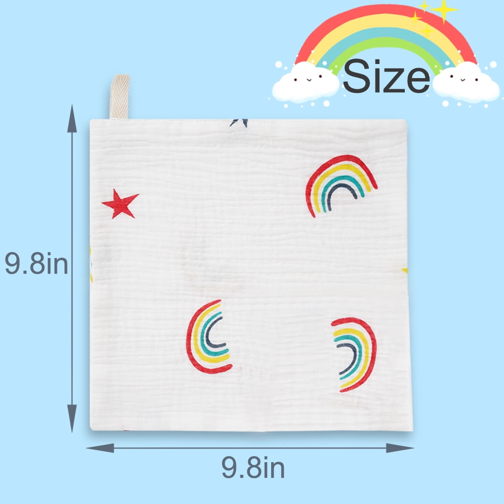 Pregnancy Gifts for First Time Moms - 11 in 1 100% Organic Cotton baby bibs/burp cloths/baby sock/gloves and handkerchief, baby Baby Welcome Box, New Born Boy Baby Gift, Christmas Gifts