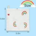 thumbnail image 4 of Muslin Squares baby Muslin Cloths - Washcloths Baby Face Towel 100% Cotton 6 Pack 4 Layers Super Soft and Absorbent Newborn Essentials Unisex (25*25cm-4Layers-Pack of 6), 4 of 8