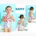 thumbnail image 4 of Younger Tree Baby Girl One Piece Swimsuit Toddler Sleeveless Beach Bikini Bathing Suit Swimwear for 4-5T, 4 of 7