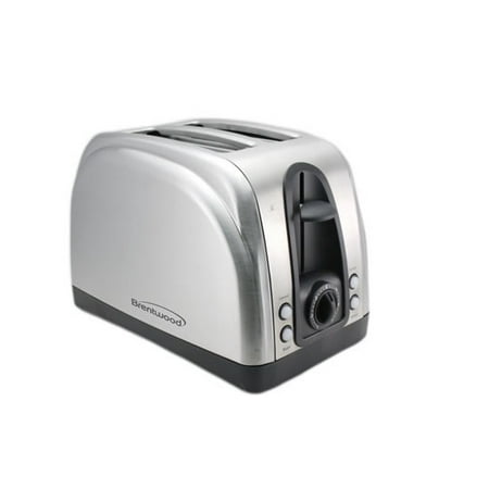 Brentwood Appliance 2 Slice Elegant Toaster - Stainless Steel Brushed