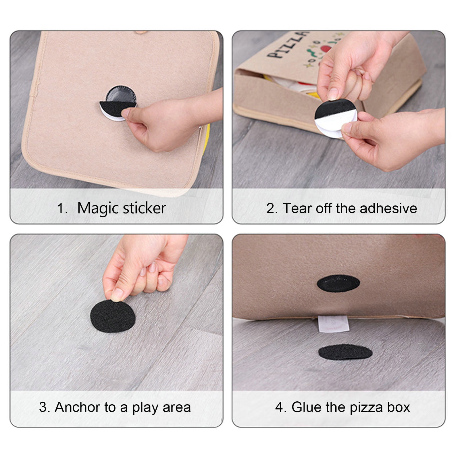 Pnellth Pet Sniff Toy Pizza Shape Dog Puzzle Toy Relieve Stress Puppy Foraging Toy