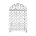 thumbnail image 5 of DENEST Elegant Silver Wedding Card Box with Heart Lock - Clear and Modern Design, 5 of 16