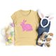 thumbnail image 2 of Mujeres Manga Corta de Verano Tops Pascua Impresa Cuello Redondo, Blusa de Moda Casual para la Primavera, 2 of 4