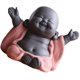 thumbnail image 1 of Estatua de Buda que ríe - Naranja Feliz Sencillez, 1 of 5