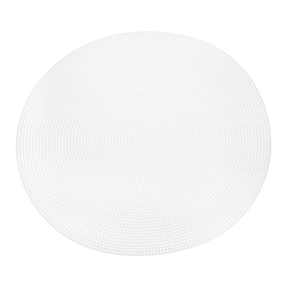 4Pcs Round Plastic Canvas Mesh Sheets 30.7cm / 12.09inch Circle Mesh Mat for Embroidery Knit Crochet Needlework