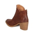 thumbnail image 3 of Women Leatherette Chunky Heel Bootie - Casual, Office, Everday Wear - Pointy Toe Ankle Boot - GB91 By Qupid, 3 of 5
