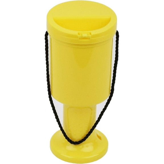 MCB Hand Held Collection & Donation Box - Charity Box - Tip Container 6 Pack,Yellow