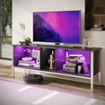 Bestier Gaming TV Stand for TVs up to 70" LED Entertainment Center for