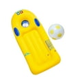 thumbnail image 4 of Tabla de surf inflable ligera y clásica para piscina. amarillo, 4 of 9