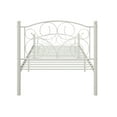 thumbnail image 3 of Metal Bed Frame with Vintage Headboard and Footboard, Unique Flower Heavy Duty and Quick Assembly, Sturdy Premium Steel Slat Support, No Box Spring Needed, 3 of 6