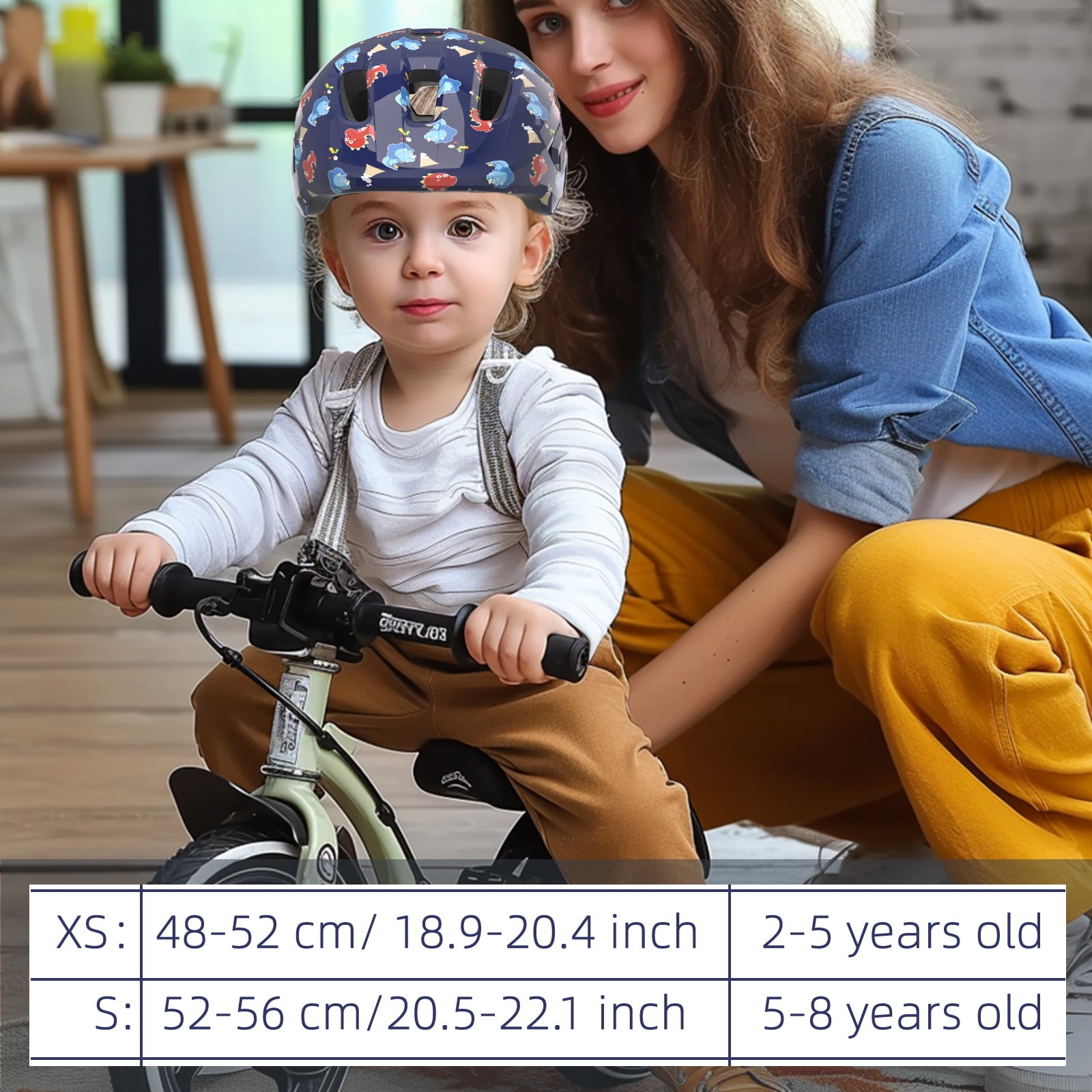 GLAF Baby Bike Helmet Toddler Helmets for 1 Year Old and Up Infant Girls Boys Multi Sport Adjustable for Scooter Bicycle Kids Youth Child Skateboard Safety Cycling