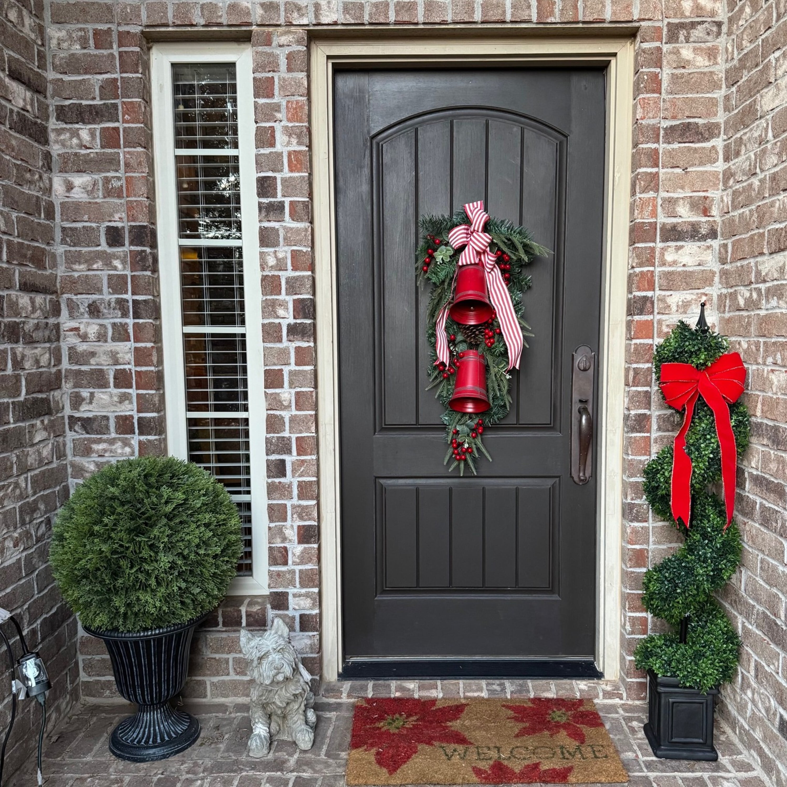 My Texas House 21" Artificial Evergreen Cyprus Ball
