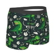 thumbnail image 3 of Kll T Rex And Dinosaur Bone Men'S Cotton Boxer Briefs Underwear-Small, 3 of 9
