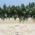 thumbnail image 3 of JeashCHAT 9 Ft Christmas Garland with Pine Cones, Christmas Decorations for Outdoor Indoor Fireplace Mantel Door Window Christmas Tree Xmas Holiday, 3 of 9