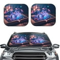 thumbnail image 2 of Fotbe Book Glowing Mushrooms 2-Piece Car Windshield Sun Shade | Sun Blocker for Car Windshield | Foldable Automotive Interior Accessories for Sun Protection-Medium, 2 of 7