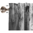 thumbnail image 5 of Flower Tier Curtains 27.5x24inch - 2 Panels Rod Pocket Valance Curtains Half Window Curtain Tiers for Bathroom Kitchen Cabinet Rod Pocket, Daisies in Bottle with Bubbles, 5 of 5