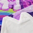 thumbnail image 3 of Size Unicorn Sherpa Blanket, Rainbow Unicorn Throw Blanket With Stars Cloud, Dreamy Horse Fleece Blanket Teens ren Adults Bedroom Decor, 3 of 6