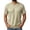 Khaki, variant on hotojiny Mens T Shirts Soft Crew Neck Basic Cotton Tee Comfortable Athletic Fit Plain Casual T-Shirt for Big and Tall(Yellow,X-Large)