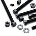 thumbnail image 5 of 10 x Black Hexagon Head Screws Polypropylene (PP) Plastic Nuts, Washers, Bolts, Hex Head, M8 x 100mm, Fastener, (5/16 x 3 13/16 in), 5 of 12