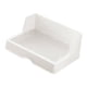 thumbnail image 4 of Caja de arena con rejilla, caja de cama, orinal esquinero, inodoro para mascotas, para chinchillas, hurones, animales pequeños, cobayas y erizos. Cuadrícula pequeña de 12 mm, 4 of 5