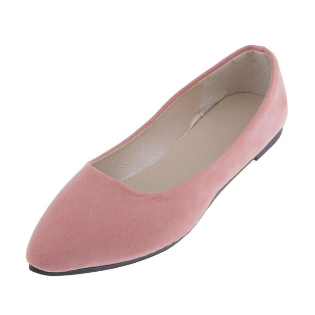 Pink hotsell flat shoes