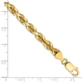 thumbnail image 2 of TheJewelryHut 14K 5.5mm D/C Rope with Fancy Lobster Clasp Chain, 2 of 2