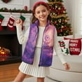 thumbnail image 2 of Pzuqiu Purple Dragon Kids Outerwear Vest Casual Soft Winter Lightweight Sleeveless Fleece Jacket with Pocket Stretchy Full Zip Fall Outfits Fashion Clothing for Girls Size 11-12, 2 of 7