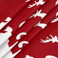 thumbnail image 4 of Christmas Round Fitted Tablecloth with Elastic Christmas Tree Reindeer Red Round Table Cloth Polyester Fitted Tablecloth 36"-42" Waterproof Table Cover for Dining Room Patio Restaurant Use, 4 of 4